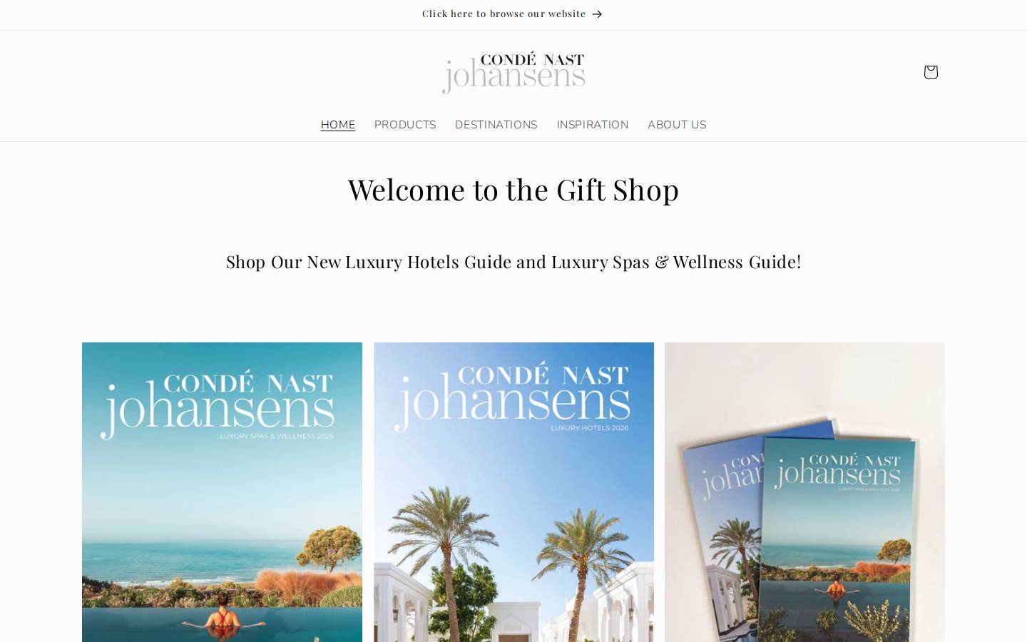 johansensguides.com homepage screenshot