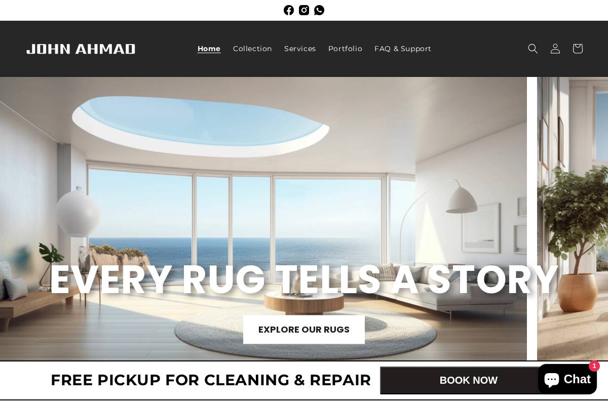 johnahmad.com homepage screenshot
