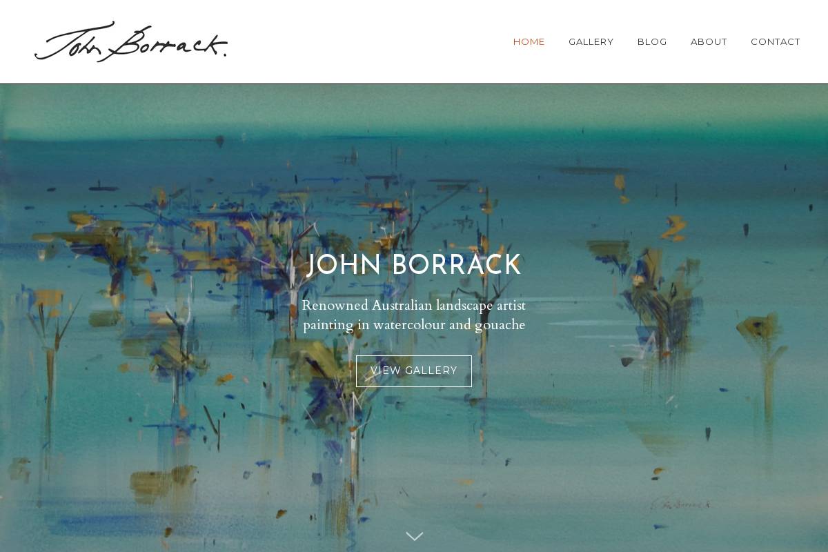 johnborrack.com homepage screenshot