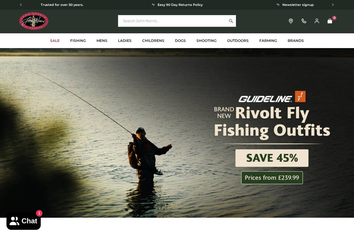 Johnnorris homepage screenshot