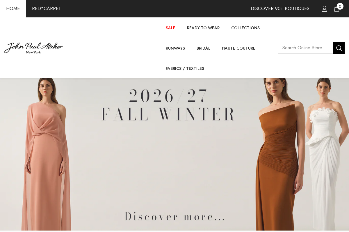 John Paul Ataker homepage screenshot