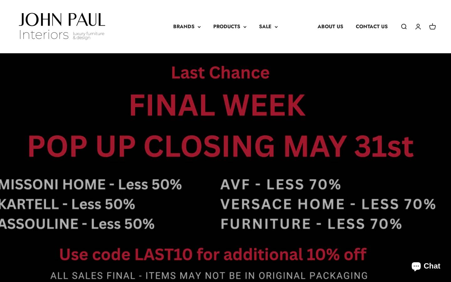 johnpaulhome.com homepage screenshot