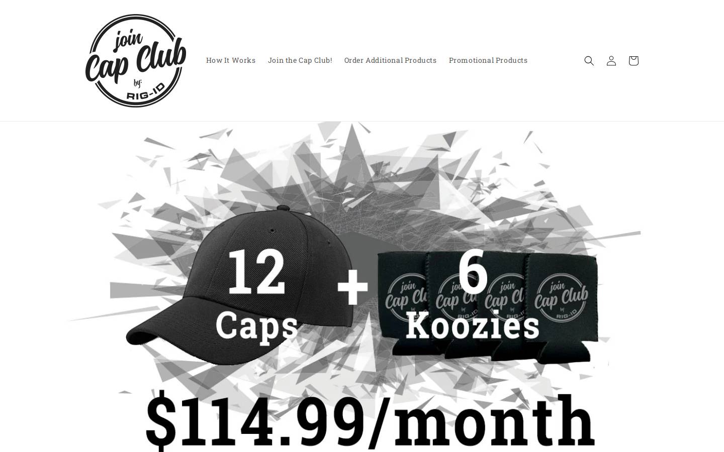 joincapclub.com homepage screenshot