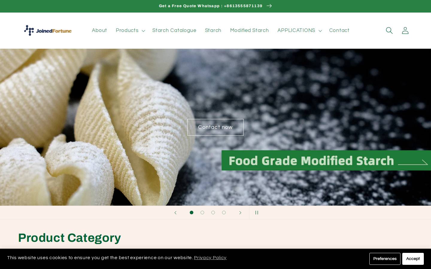 joinedfortunechem.com homepage screenshot