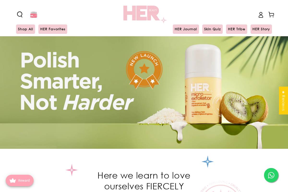 joinherbeauty.com homepage screenshot