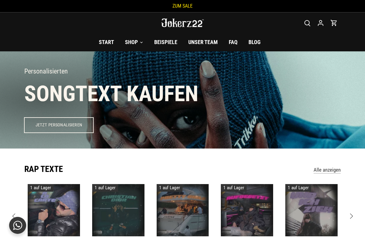 Jokerz22 homepage screenshot