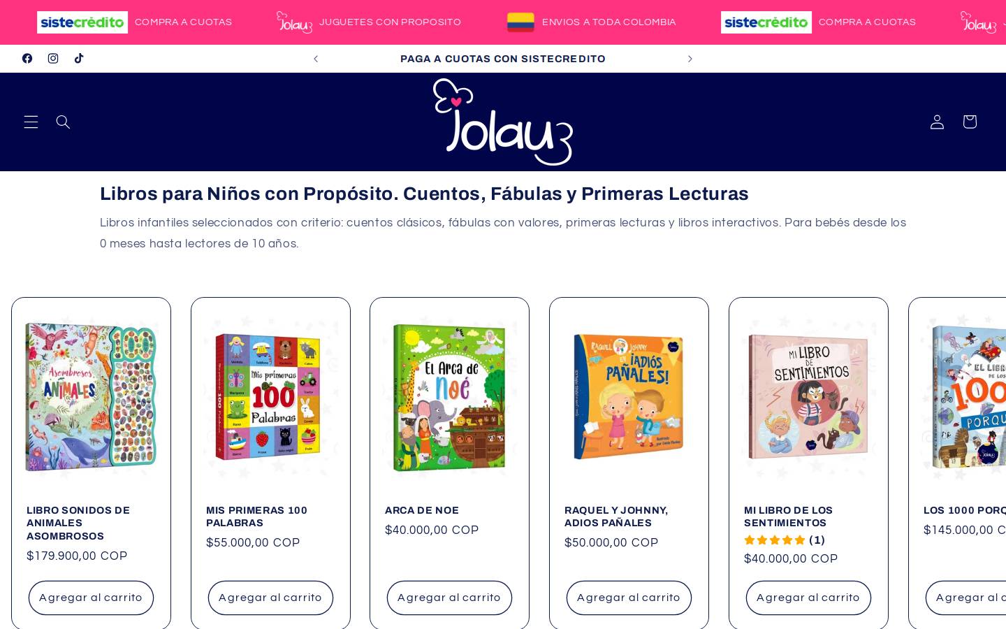 jolautienda.co homepage screenshot