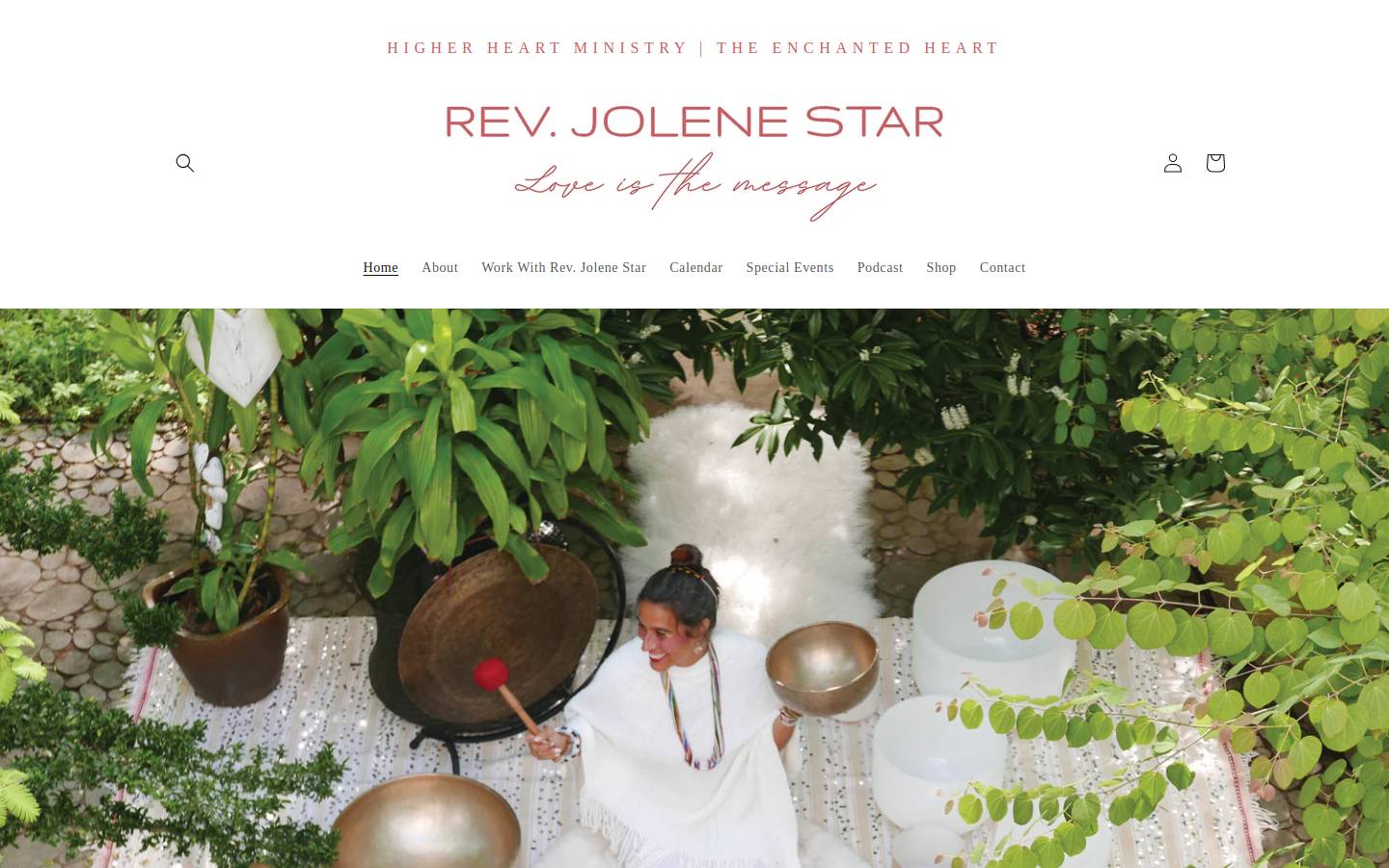 jolenestar.com homepage screenshot