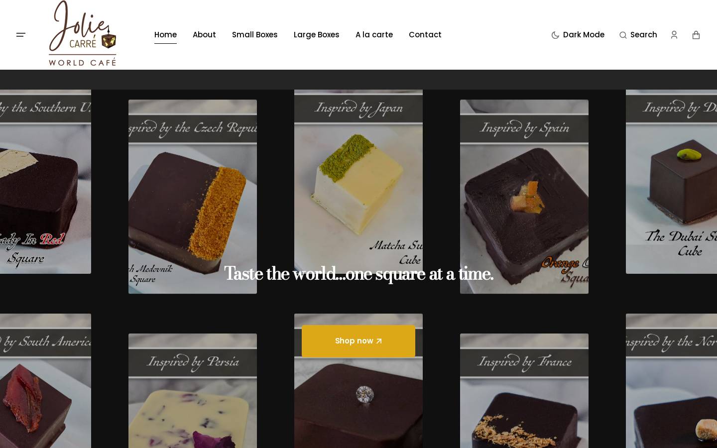 joliecarre.com homepage screenshot