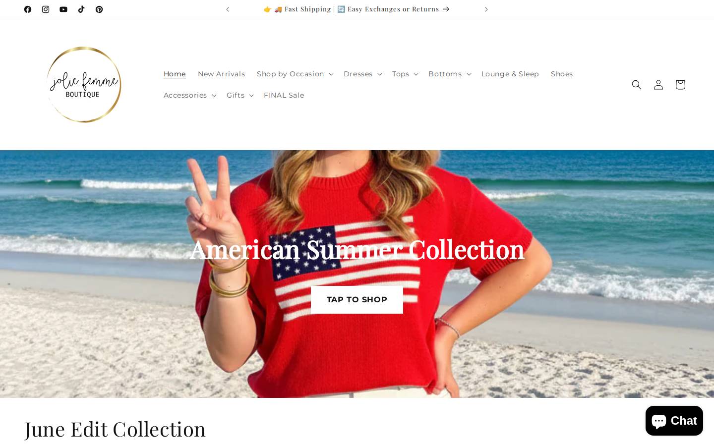 joliefemmeb.com homepage screenshot
