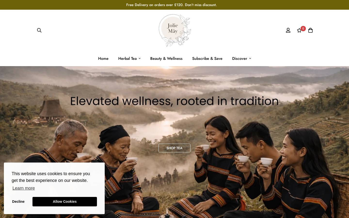 joliemay.com homepage screenshot