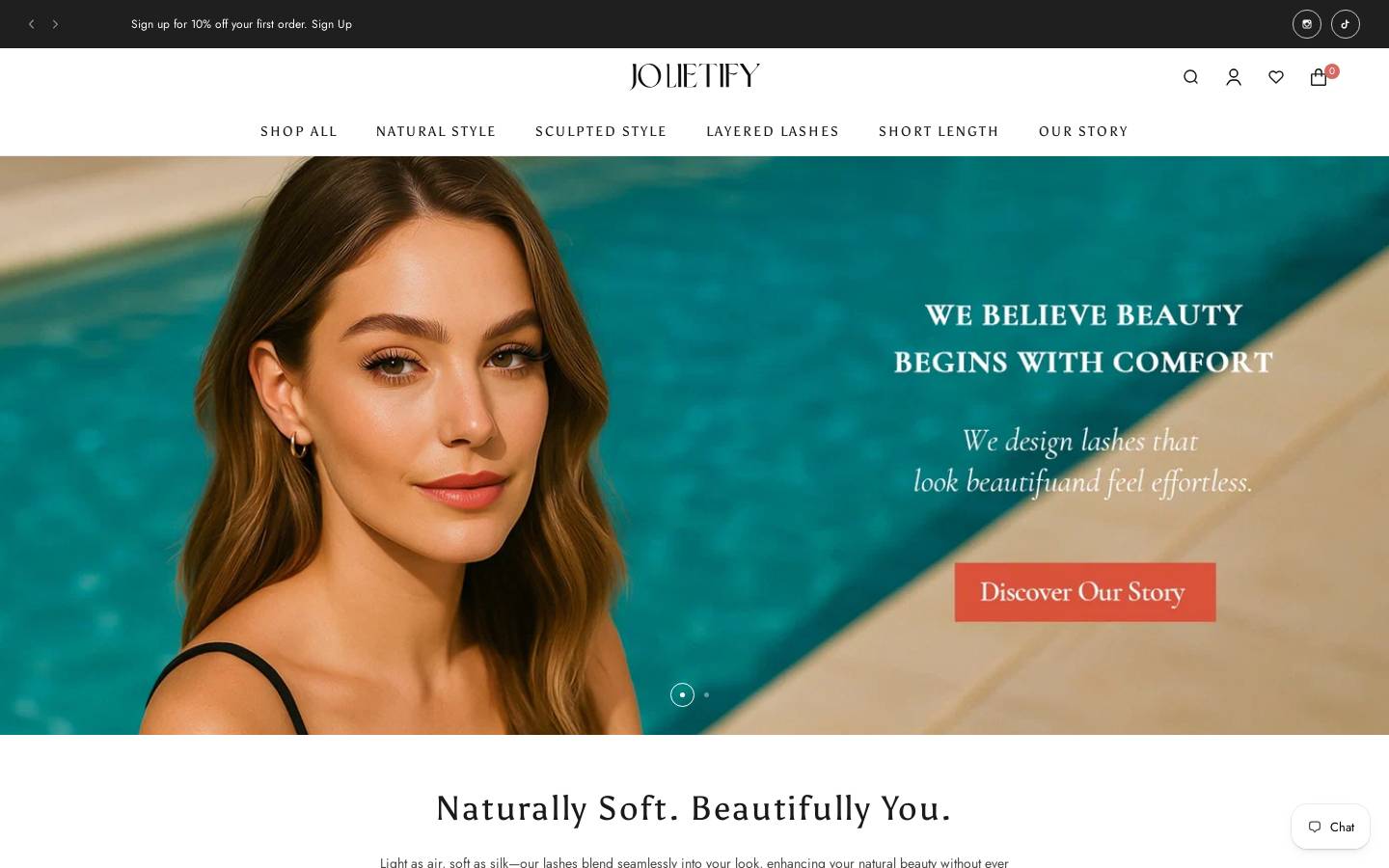 jolietify.com homepage screenshot