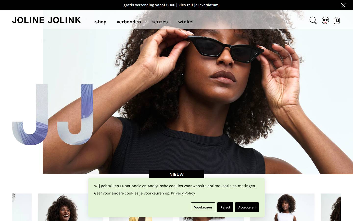Jolinejolink homepage screenshot