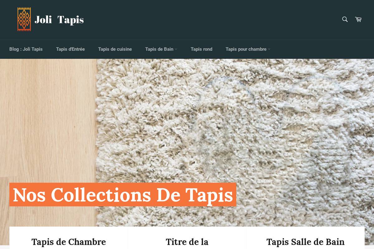Jolitapis homepage screenshot