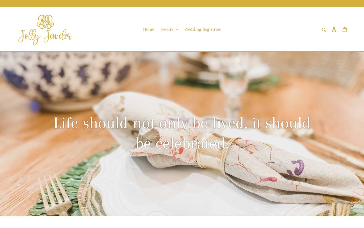 jollyjeweler.com homepage screenshot