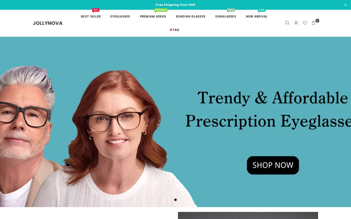 Jollynova homepage screenshot
