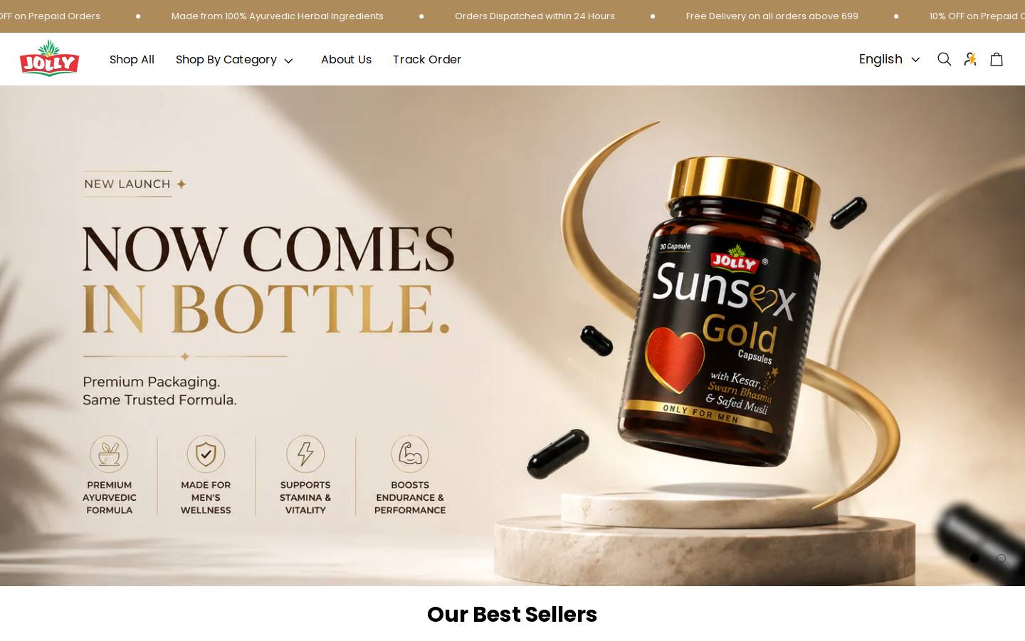 jollypharma.in homepage screenshot