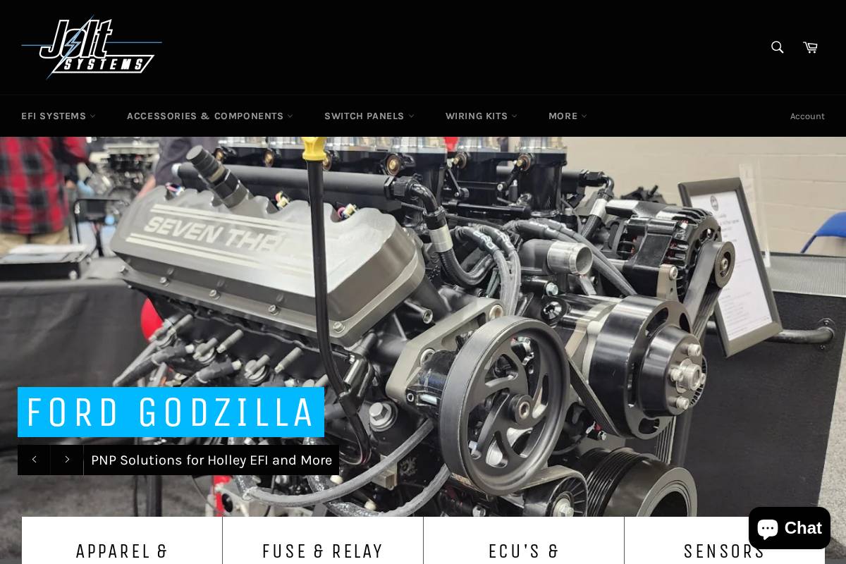 Jolt Systems homepage screenshot