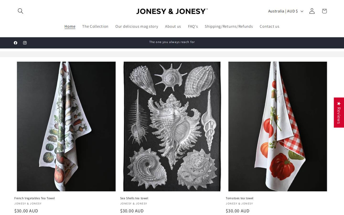 jonesyandjonesy.com homepage screenshot