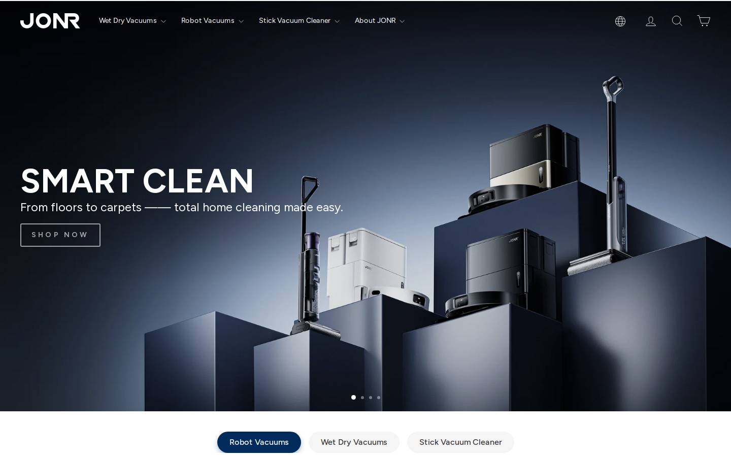 Jonrtech homepage screenshot