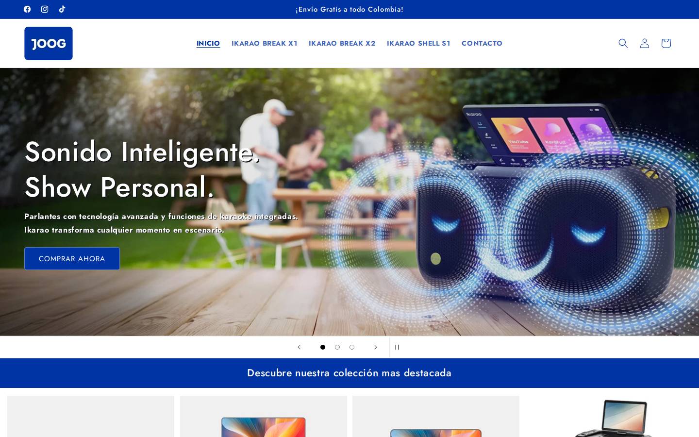 joogcol.com homepage screenshot