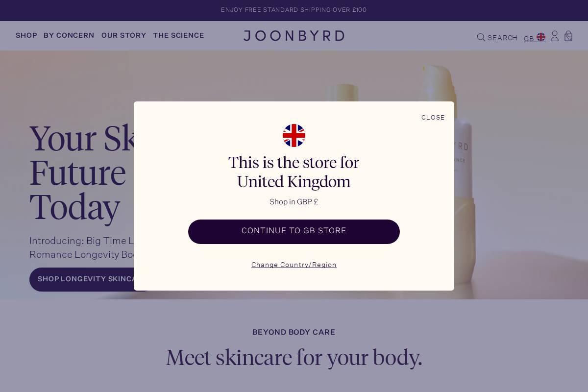 Joonbyrd homepage screenshot