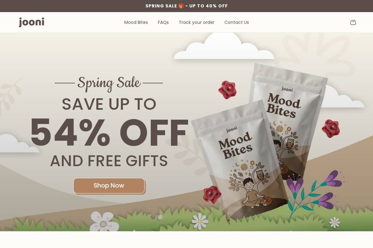 Joonikids homepage screenshot