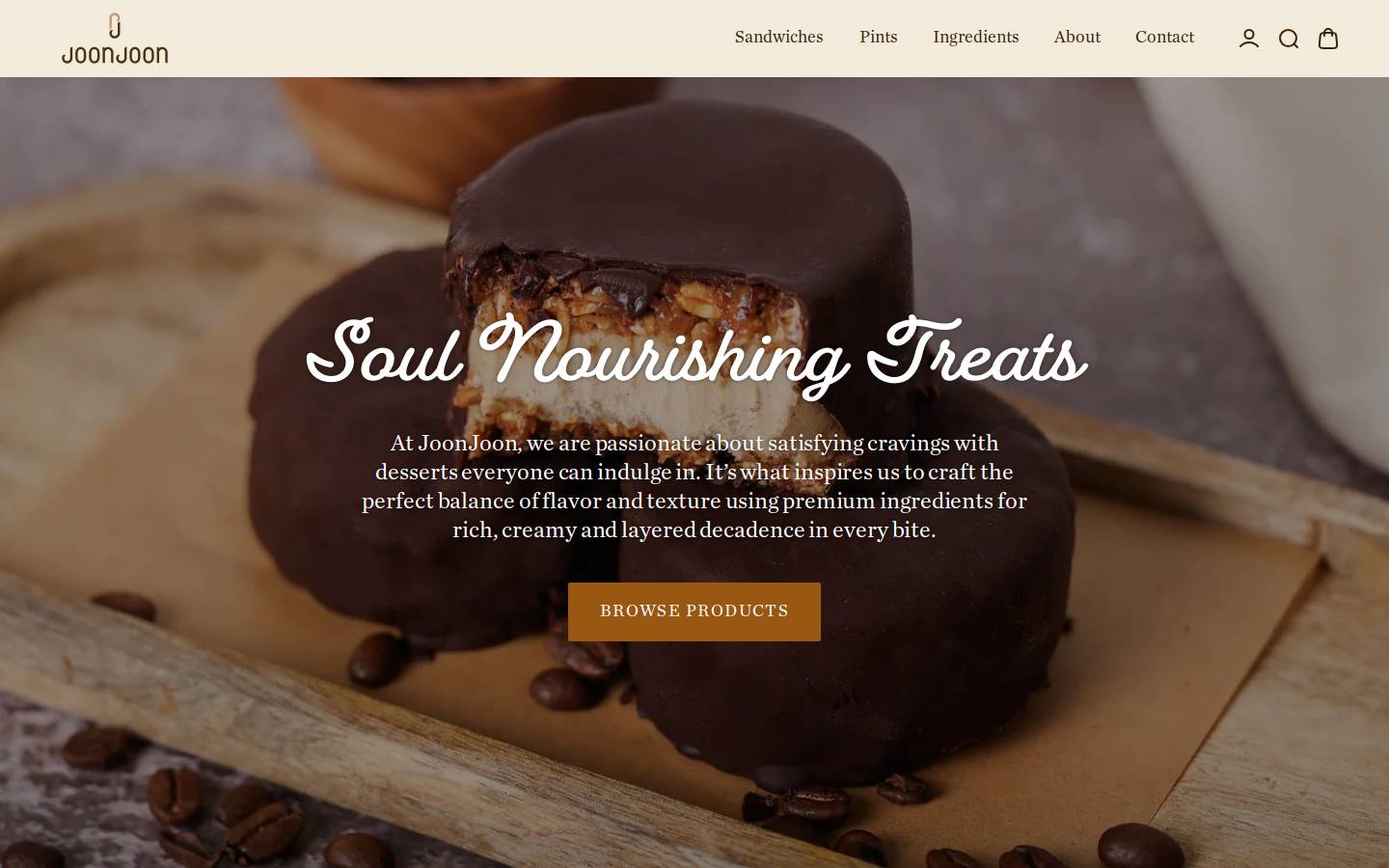 joonjoontreats.com homepage screenshot