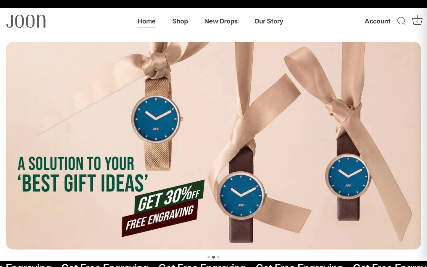 joonlifestyle.com homepage screenshot