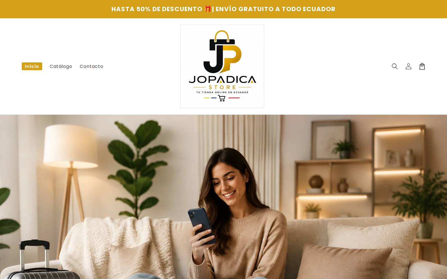 jopadicastore.com homepage screenshot