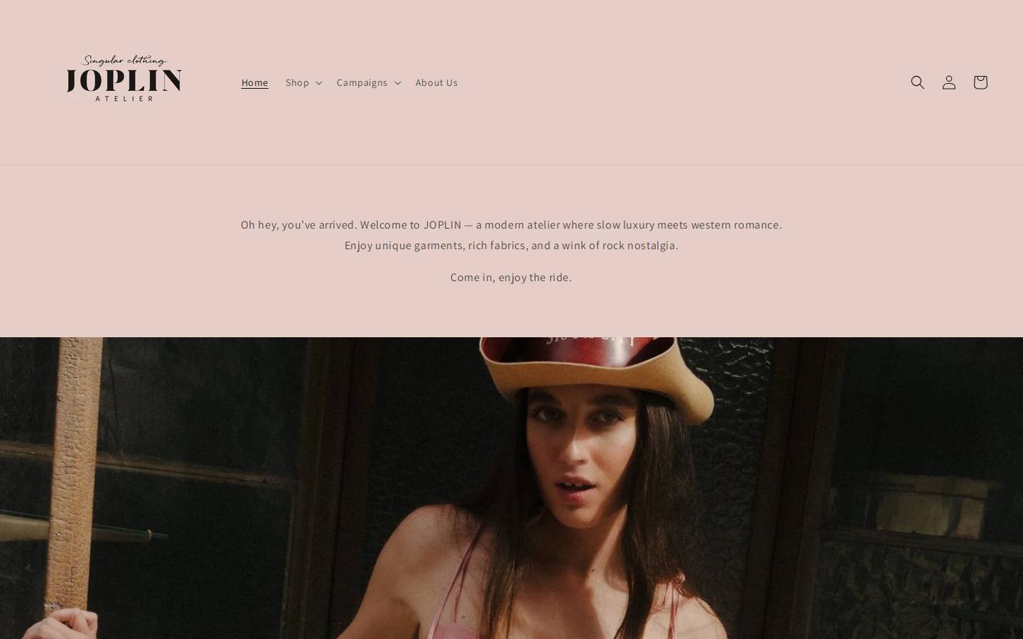 joplinatelier.com homepage screenshot