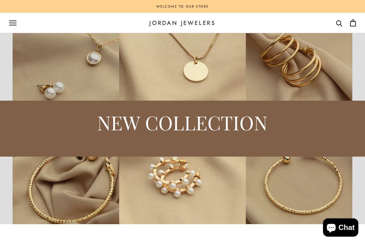 jordanjewelers1.com homepage screenshot