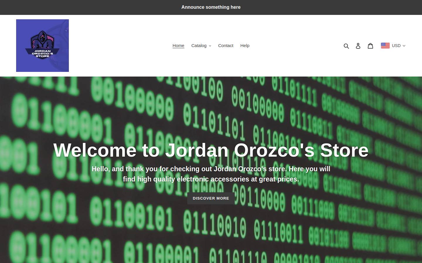 jordanorozcoselectronicstore.com homepage screenshot