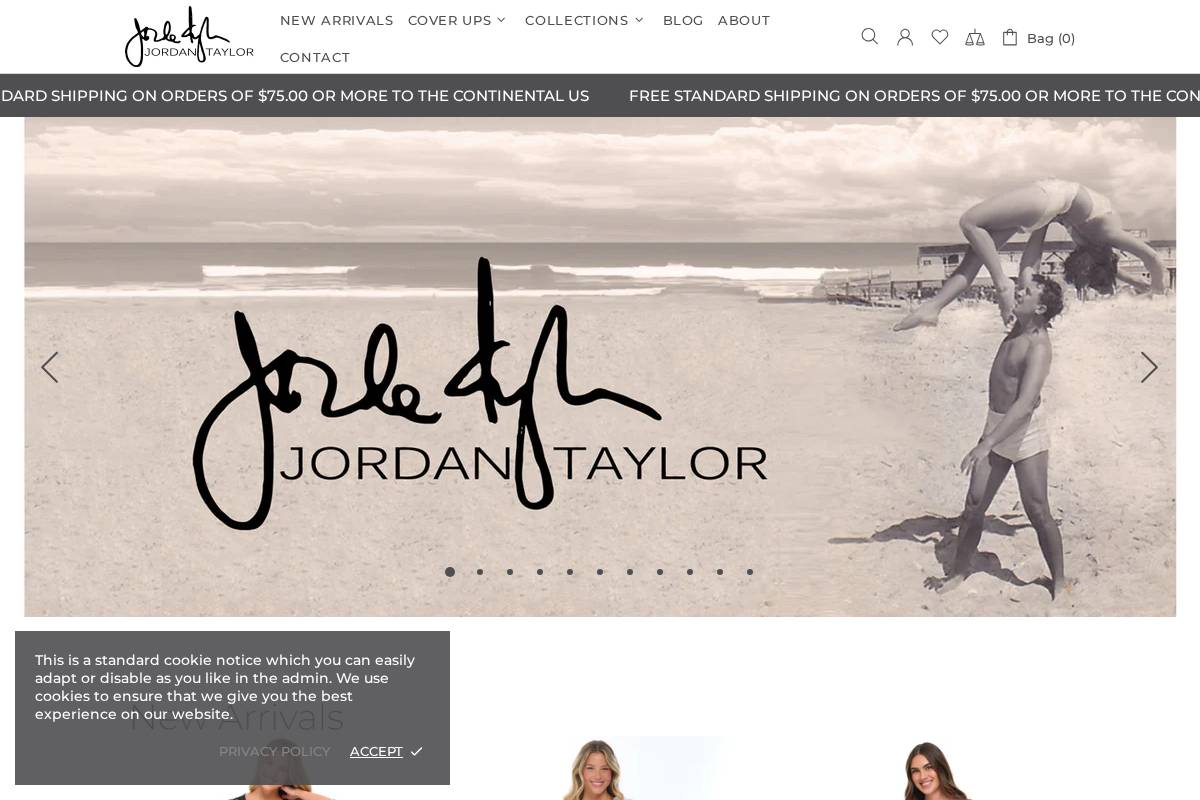 jordantaylor.com homepage screenshot