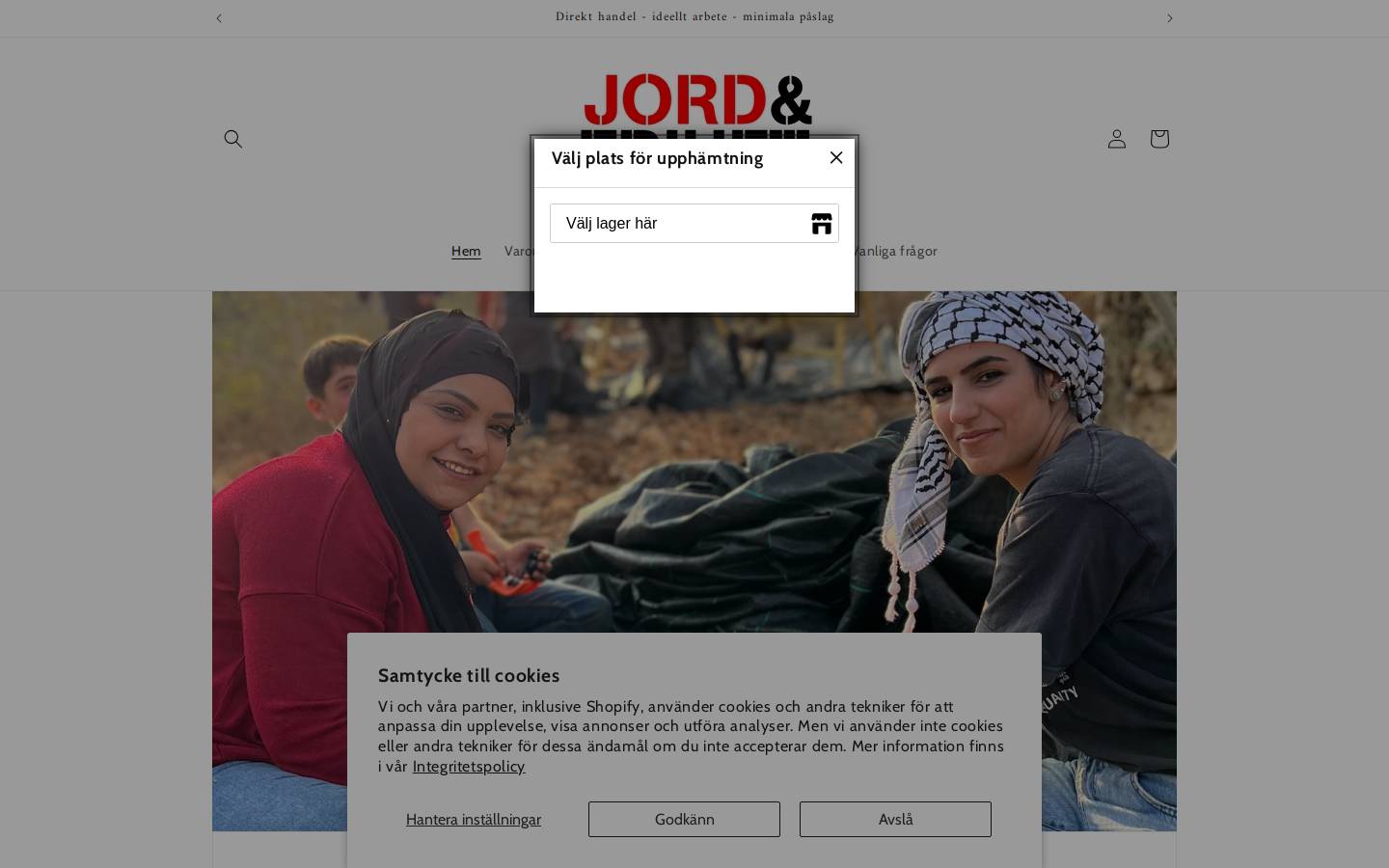 jordfrihet.org homepage screenshot
