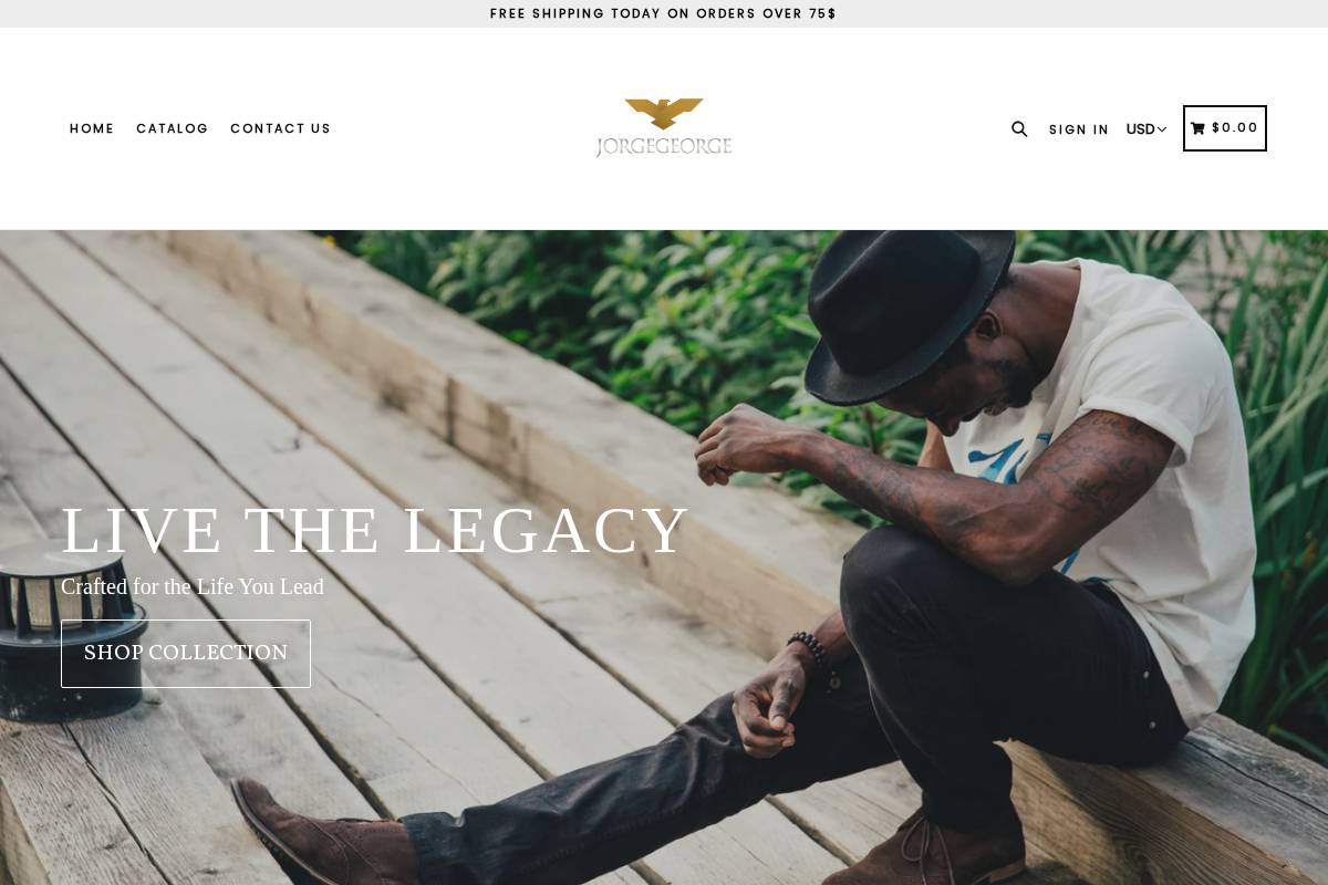 jorgegeroge.co homepage screenshot