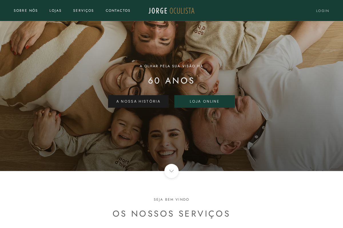 Jorgeoculista homepage screenshot