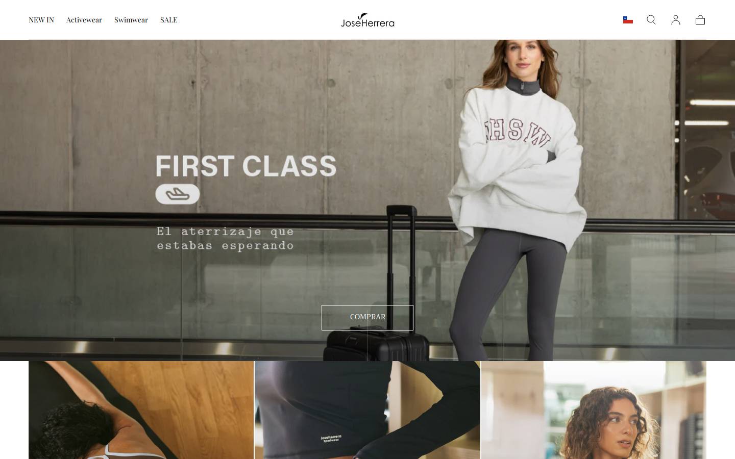 joseherrerabikinis.cl homepage screenshot
