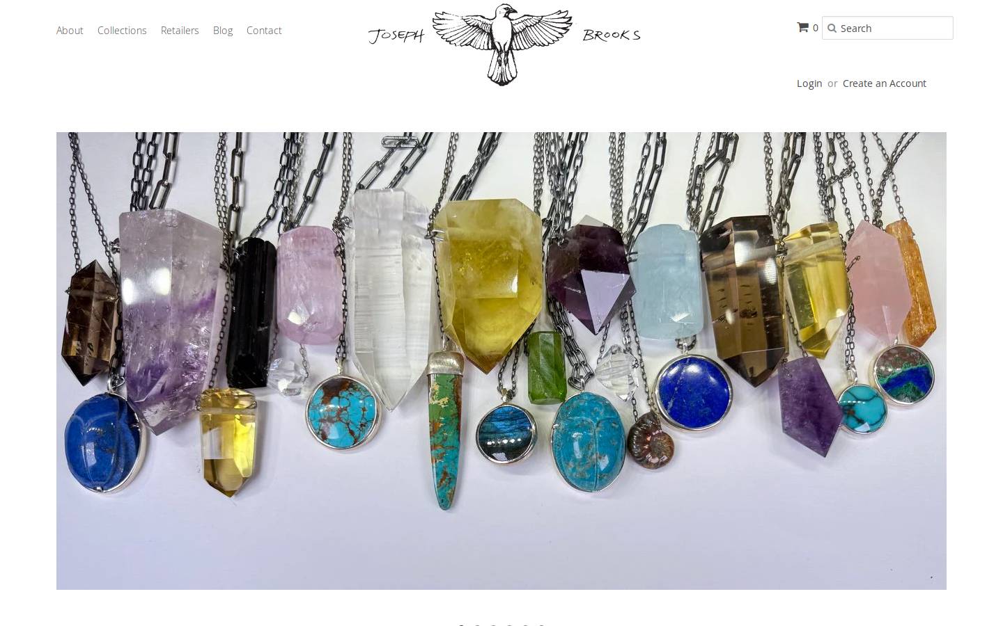 josephbrooksjewelry.com homepage screenshot