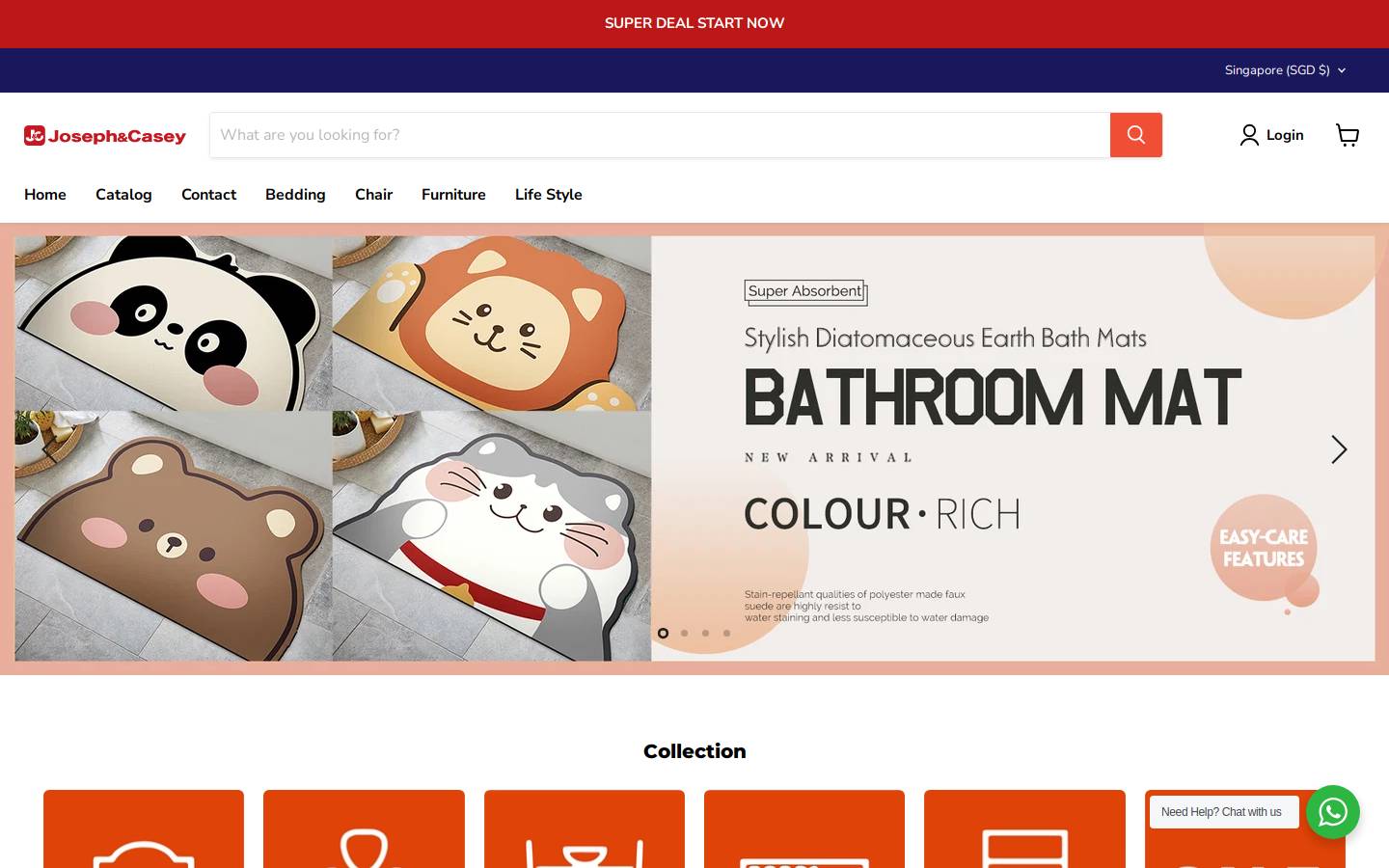 josephcasey.store homepage screenshot