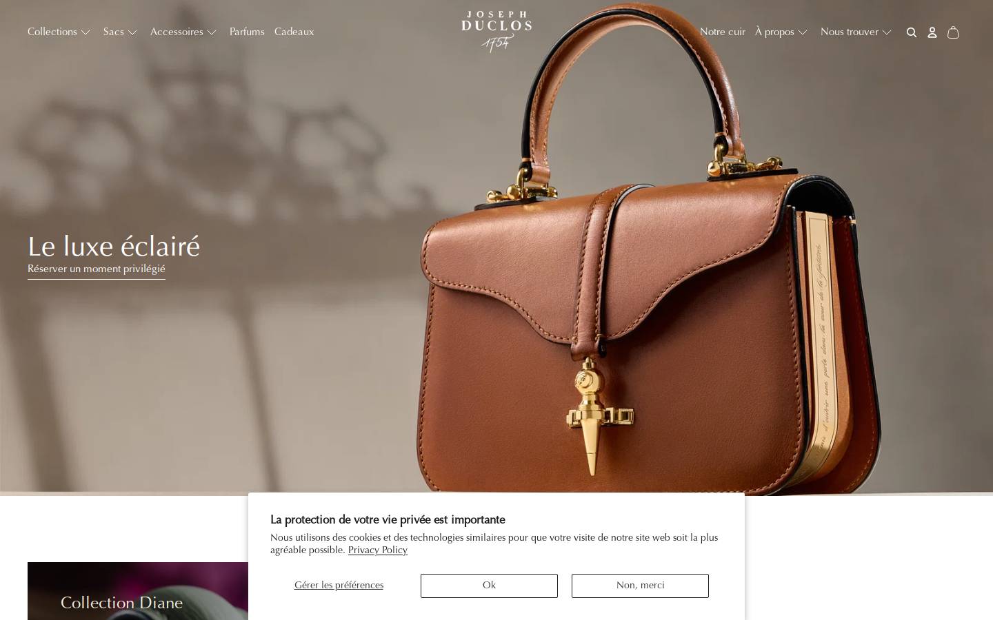 josephduclos.com homepage screenshot