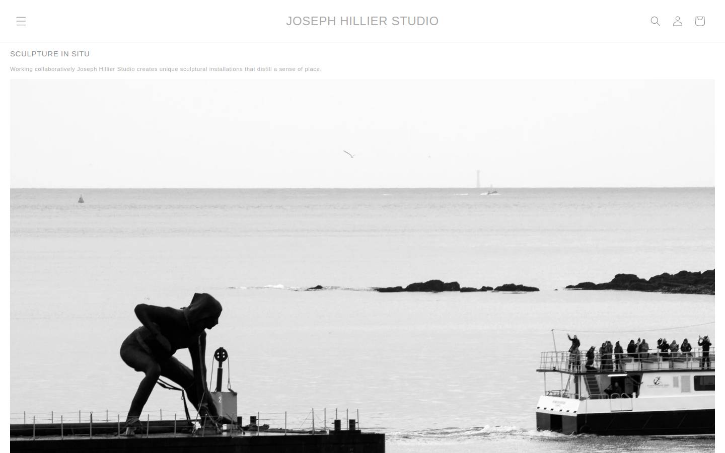 josephhillier.com homepage screenshot