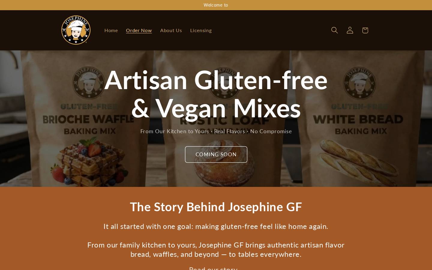 josephinegf.com homepage screenshot