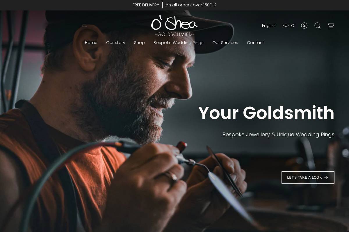 joshoshea.com homepage screenshot