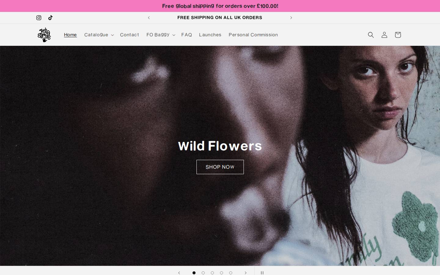 Joshua Samuels homepage screenshot