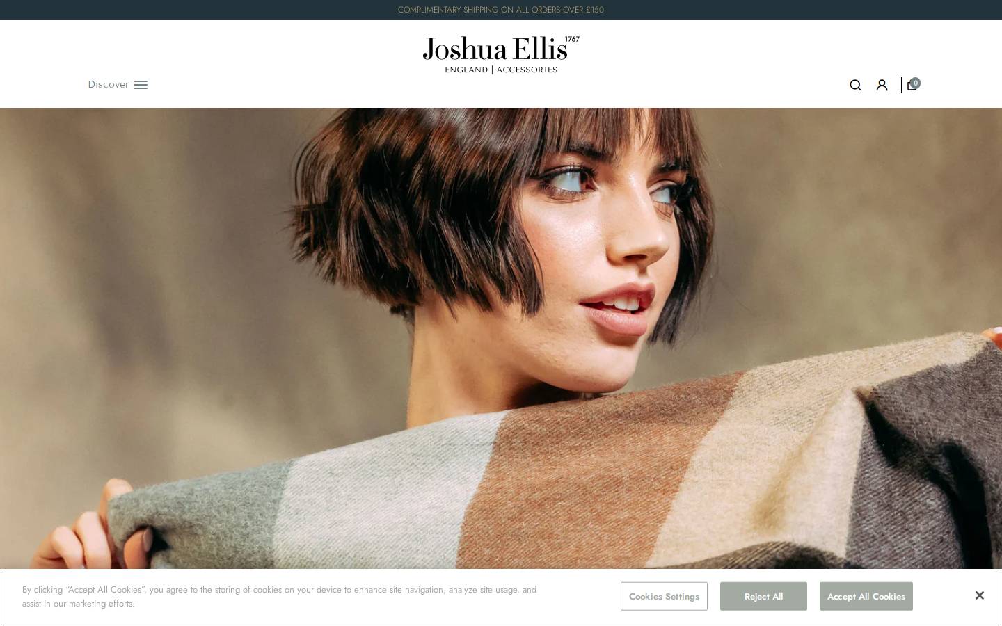 joshuaellis.com homepage screenshot