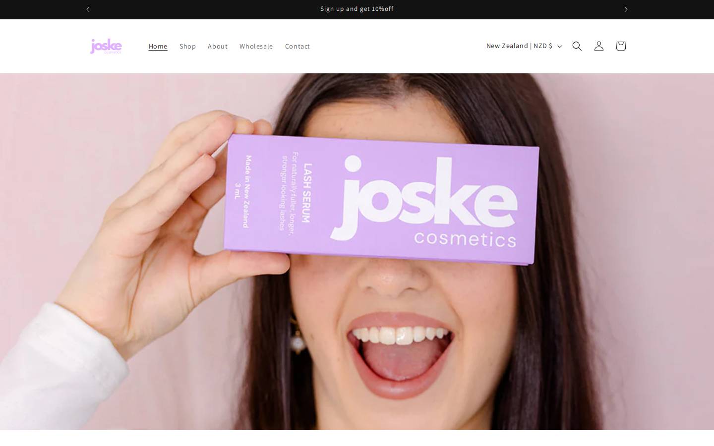 joske.co.nz homepage screenshot