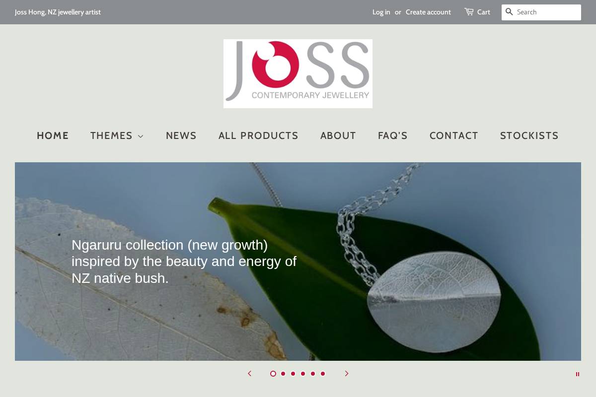 joss.co.nz homepage screenshot