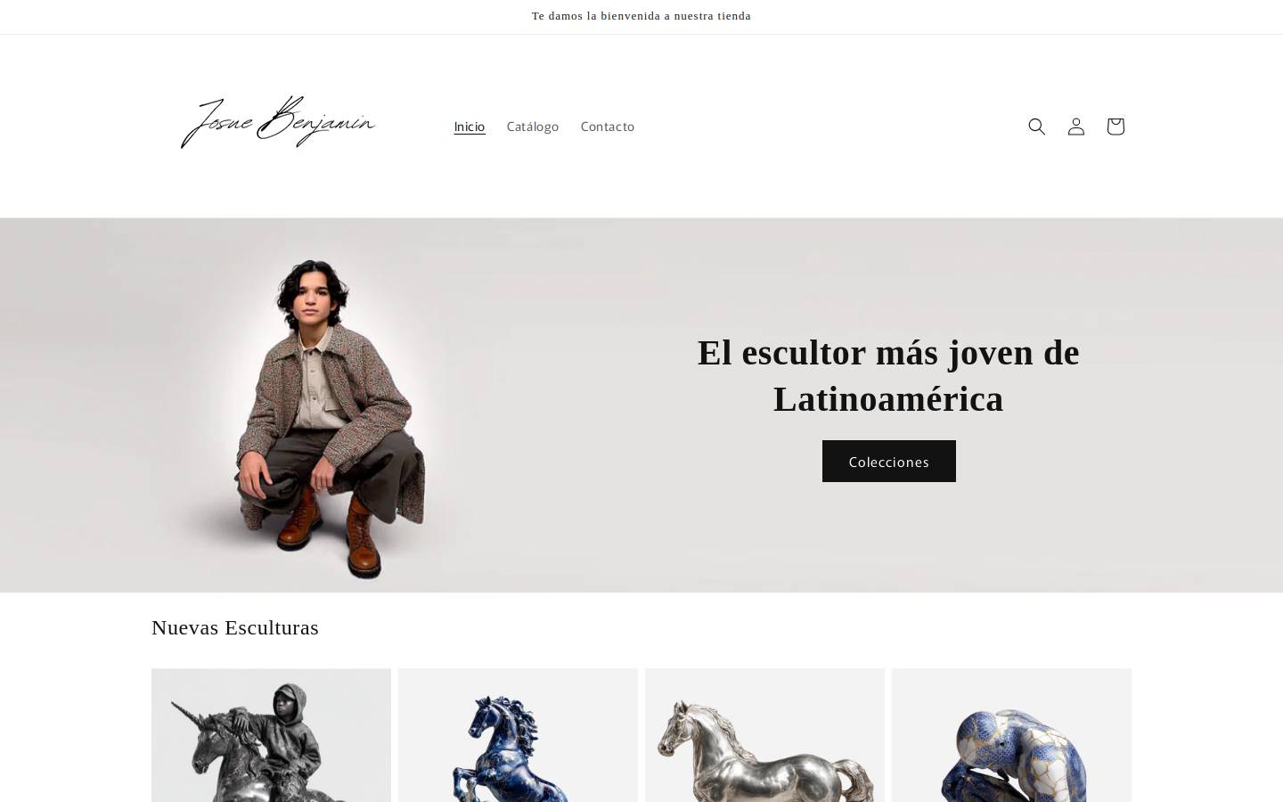 josuebenjamin.com homepage screenshot