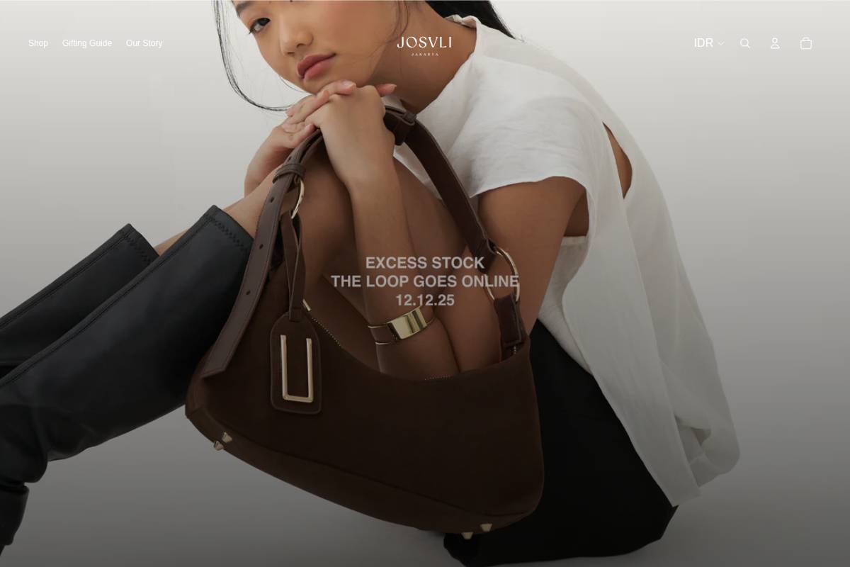 josvli.com homepage screenshot